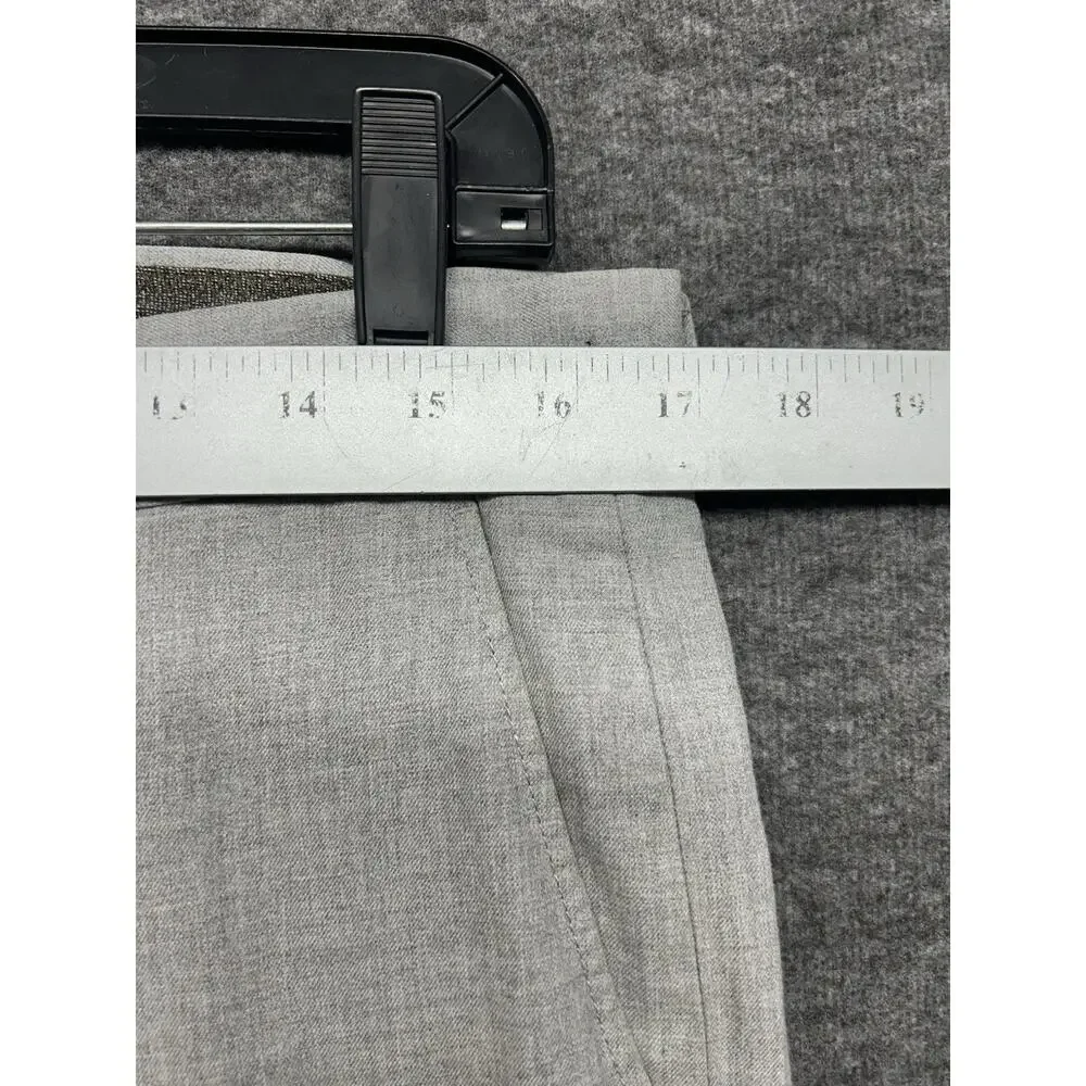 J Crew Bowery Dress Pants Men's Sz 33x32 Gray Cotton‎ Slim Fit Casual Preppy